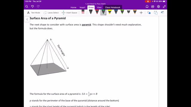 Video 4.8 Surface Area B
