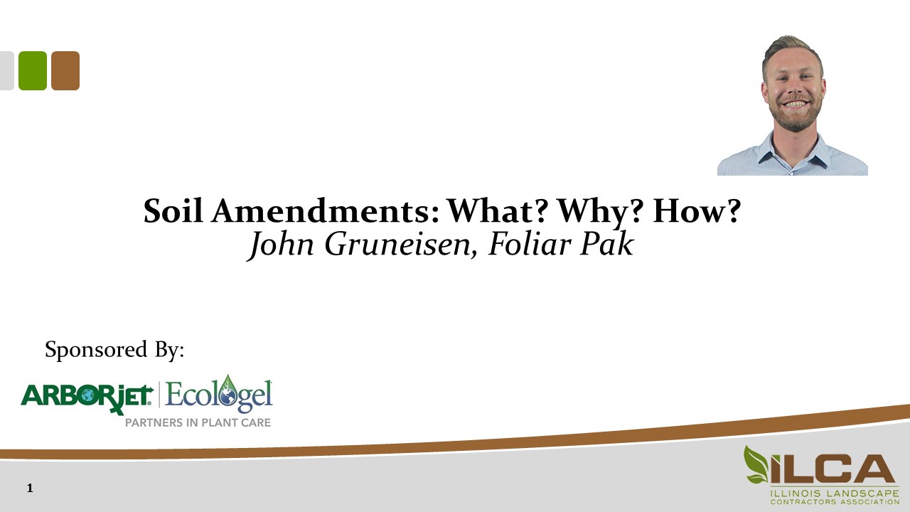 Soil Amendments: What? Why? How?