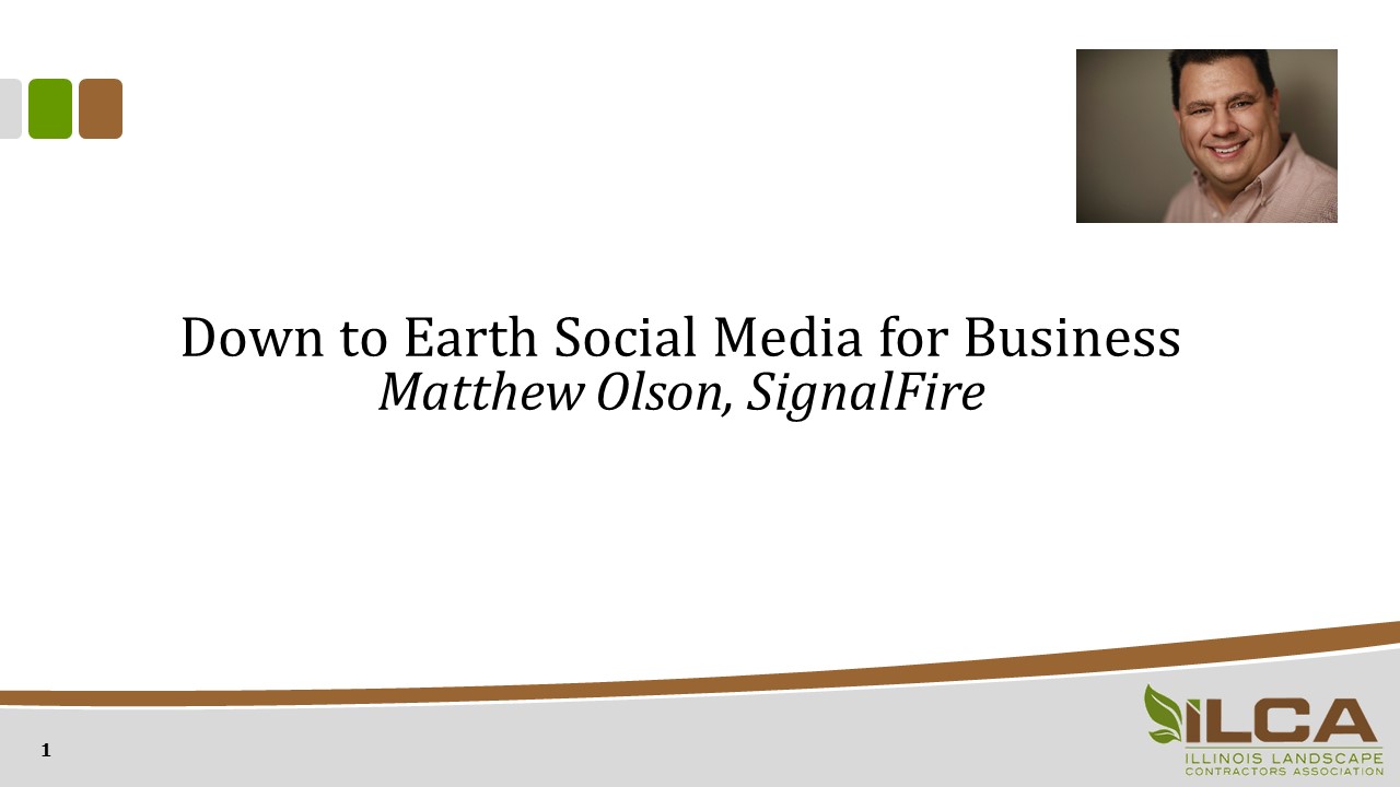 Down to Earth Social Media for Business