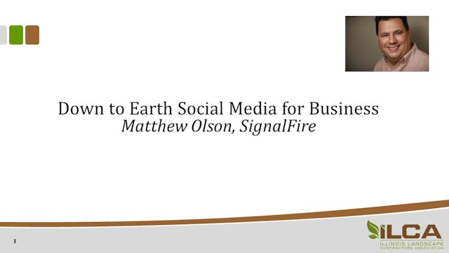 Down to Earth Social Media for Business