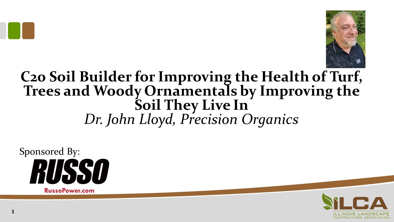 C20 Soil Builder for Improving the Health of Turf, Trees & Woody Ornamentals