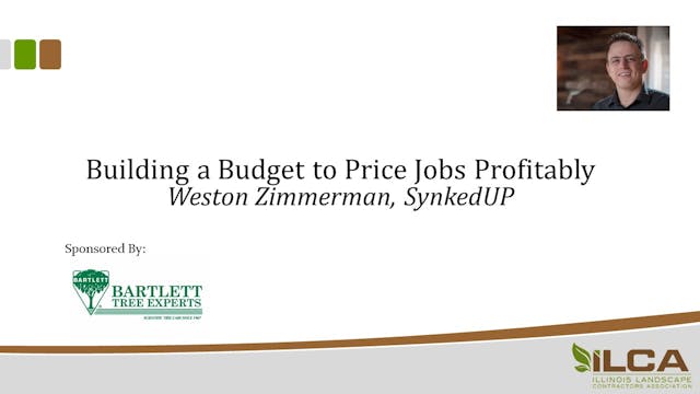 Building a Budget to Price Jobs for P...