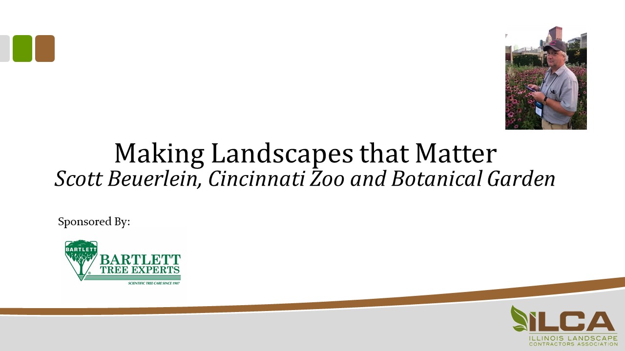 Making Landscapes That Matter