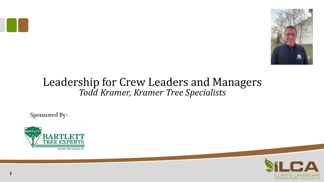 Leadership for Crew Leaders and Managers