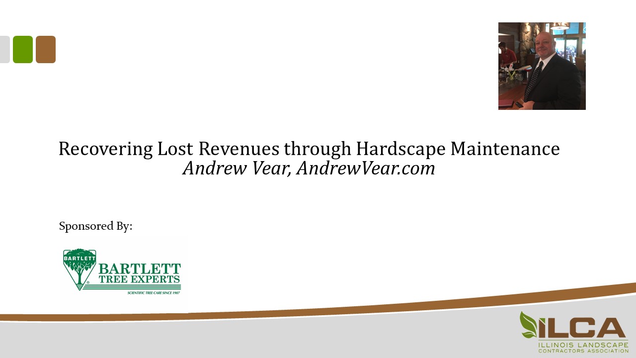 Recovering Lost Revenues through Hardscape Maintenance