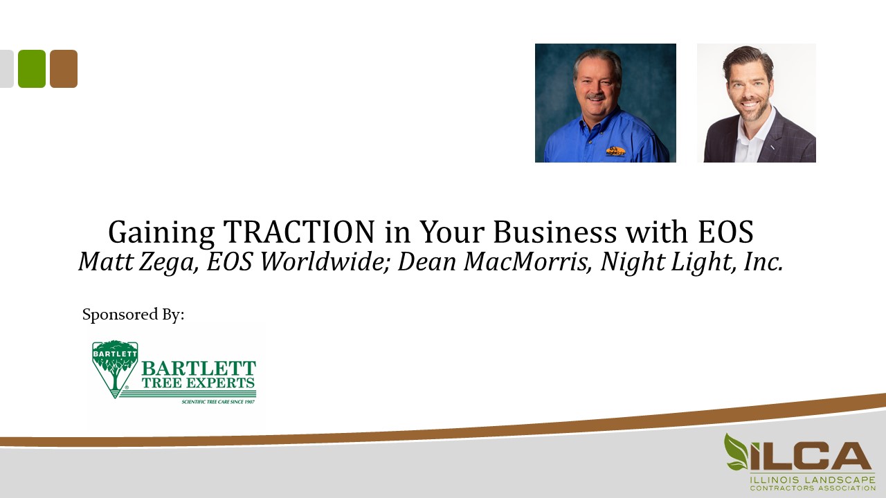 Gaining TRACTION™ in your Business with EOS® FINAL