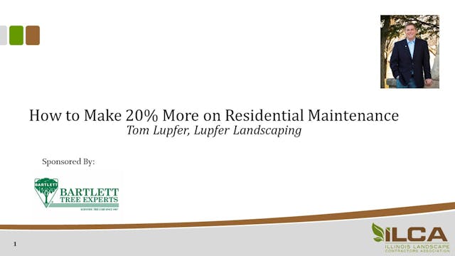 How to Make 20% More on Residential M...
