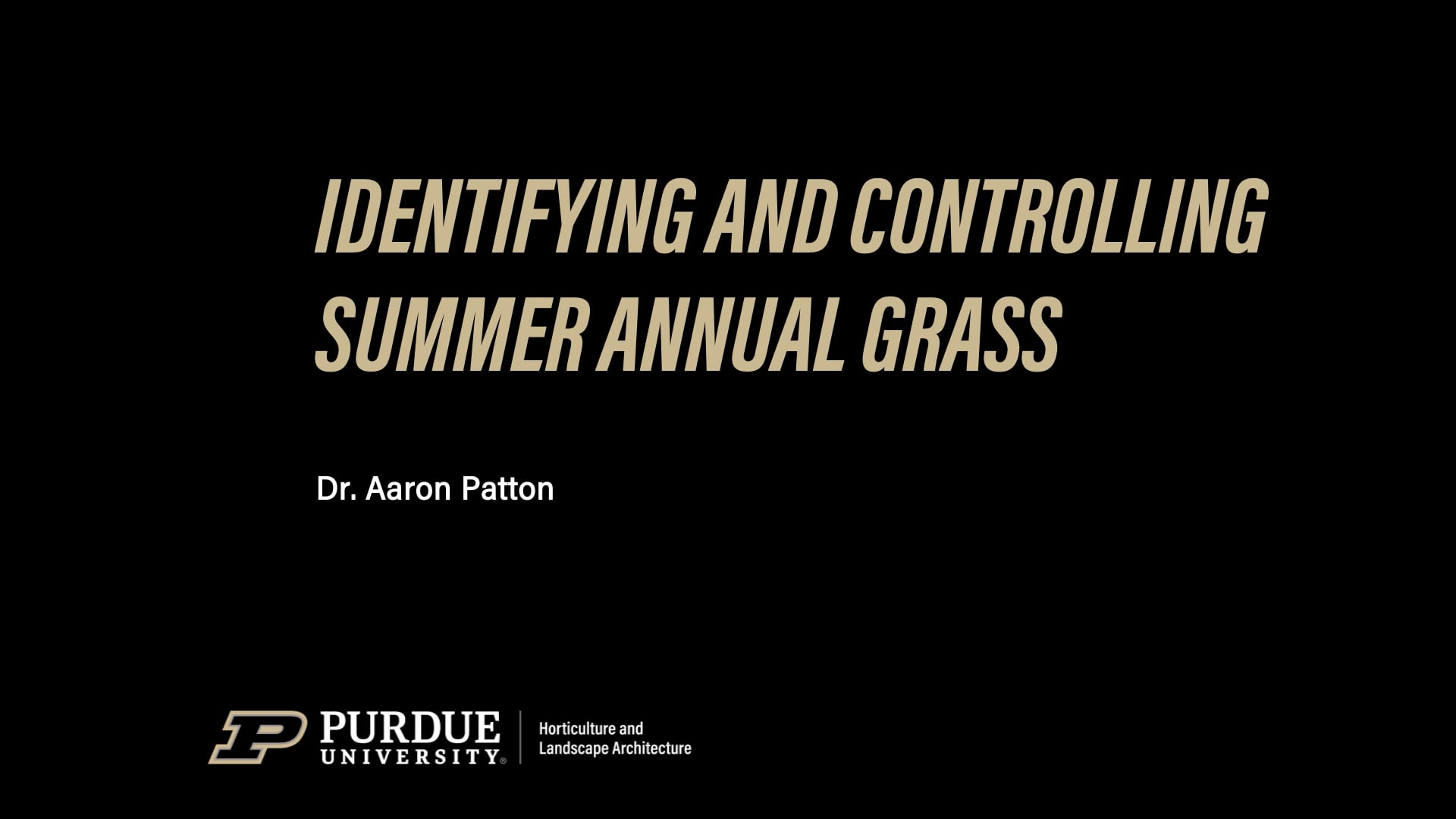 Identifying and Controlling Summer Annual Grasses (2026)