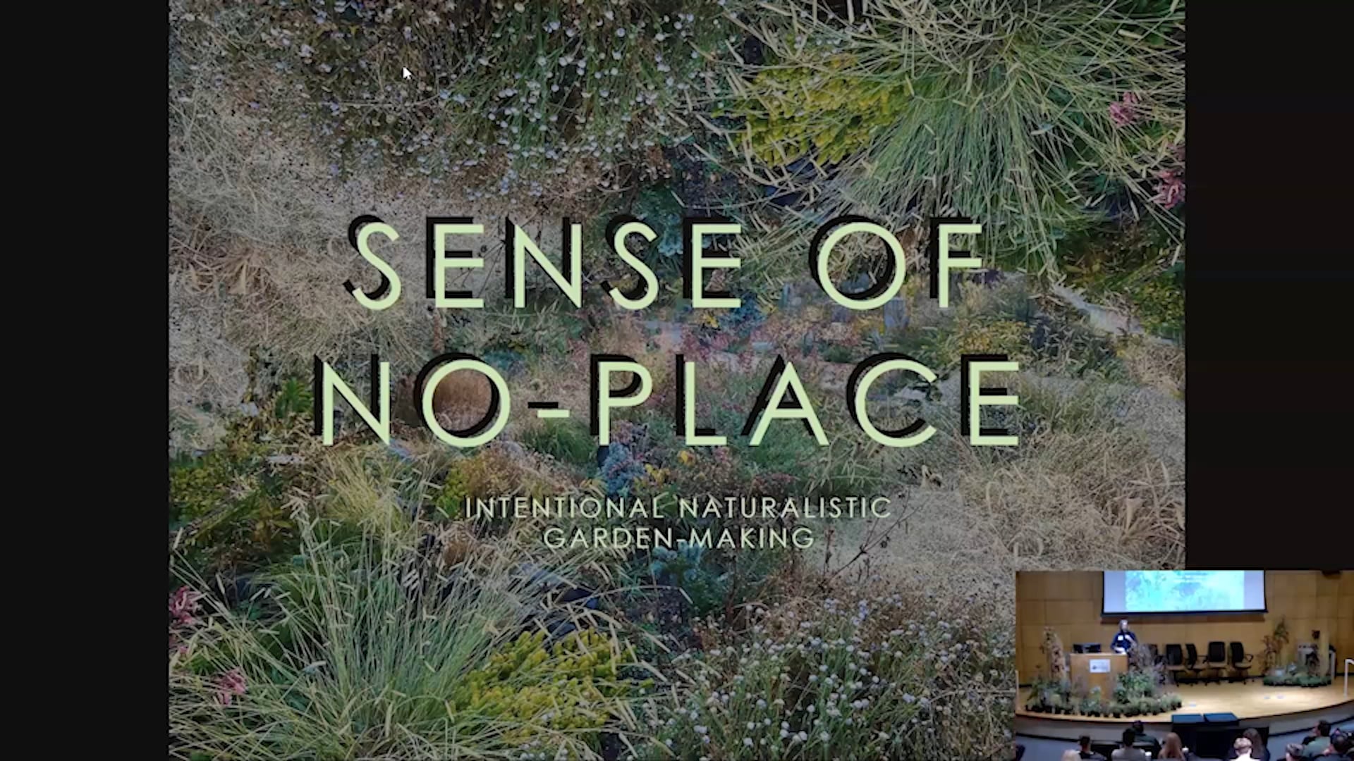 Sense of No-Place: Intentional Naturalistic Garden Making (2024)