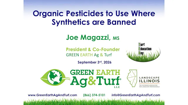 Organic Pesticides to Use Where Synth...