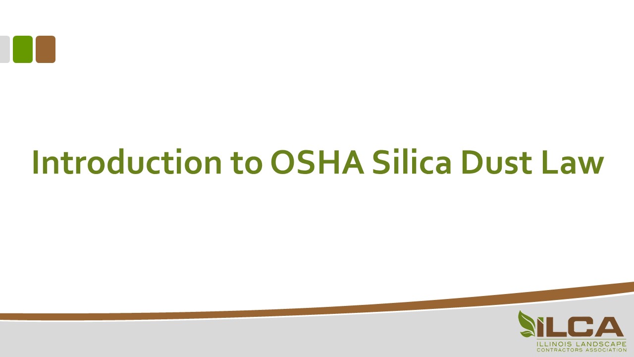 Introduction to OSHA Silica Dust Law