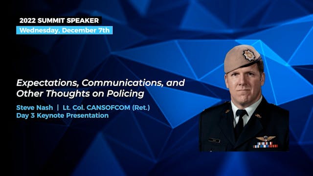 Steve Nash - Day 3 Keynote - 2022 ILE...