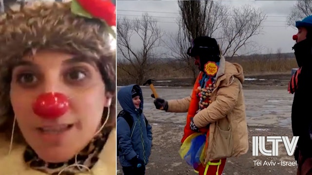 Reut Tsoref - Medical clowns lifting spirits along Ukrainian border 