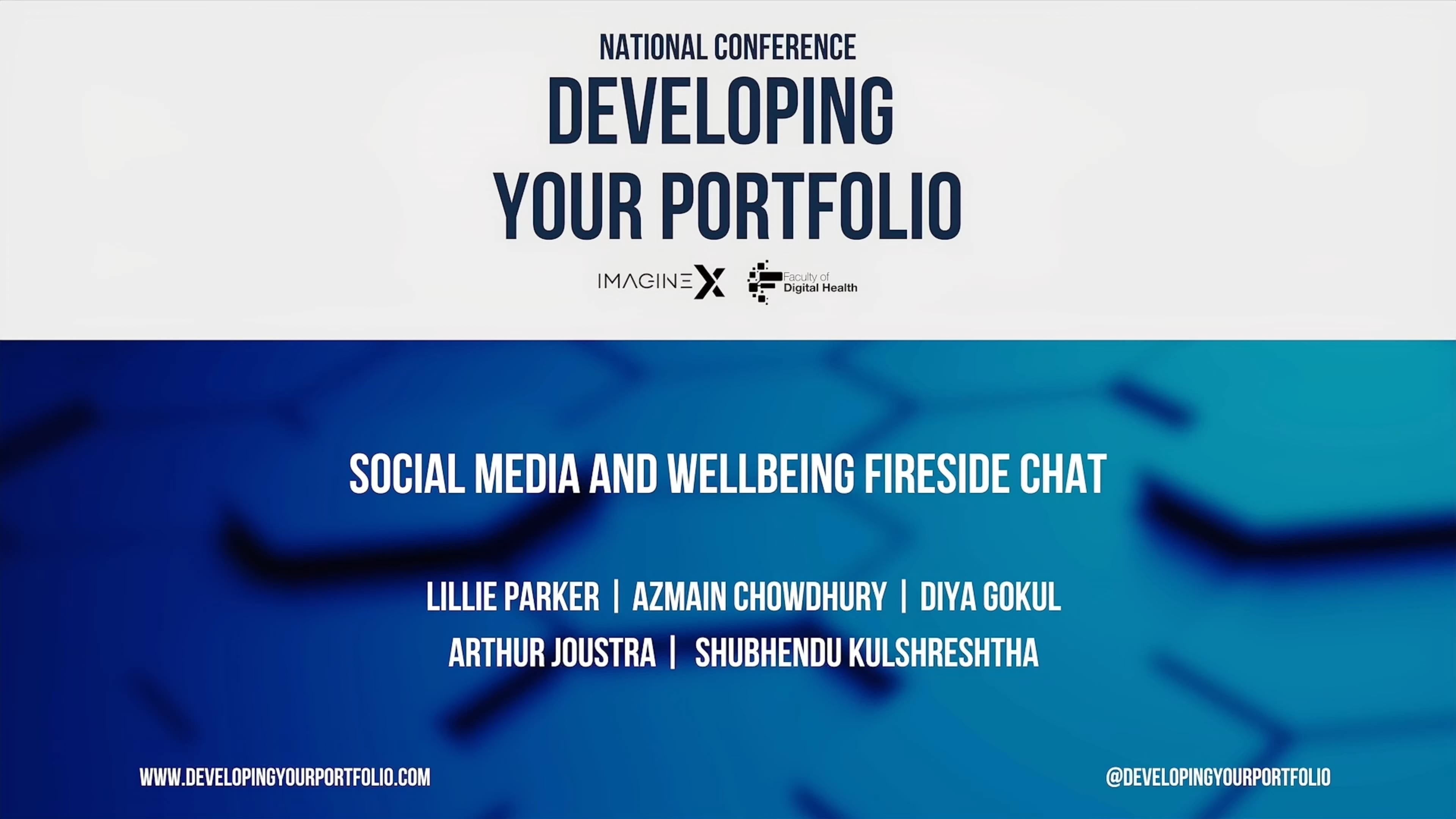 Social Media & Wellbeing Fireside Chat