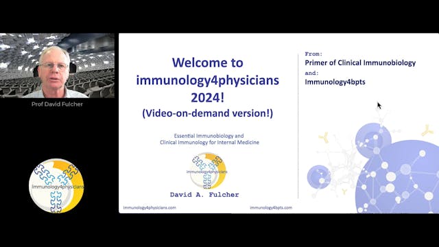 Lobby welcome - immunology4bpts 2024 - VOD