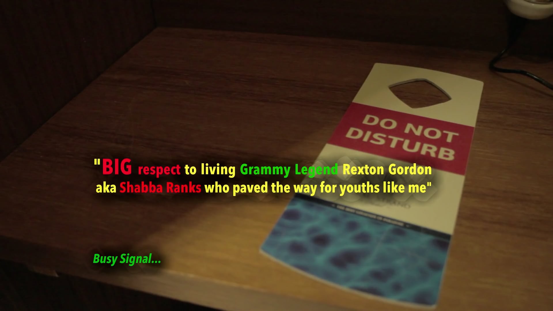 BEDROOM BULLY - BUSY SIGNAL 