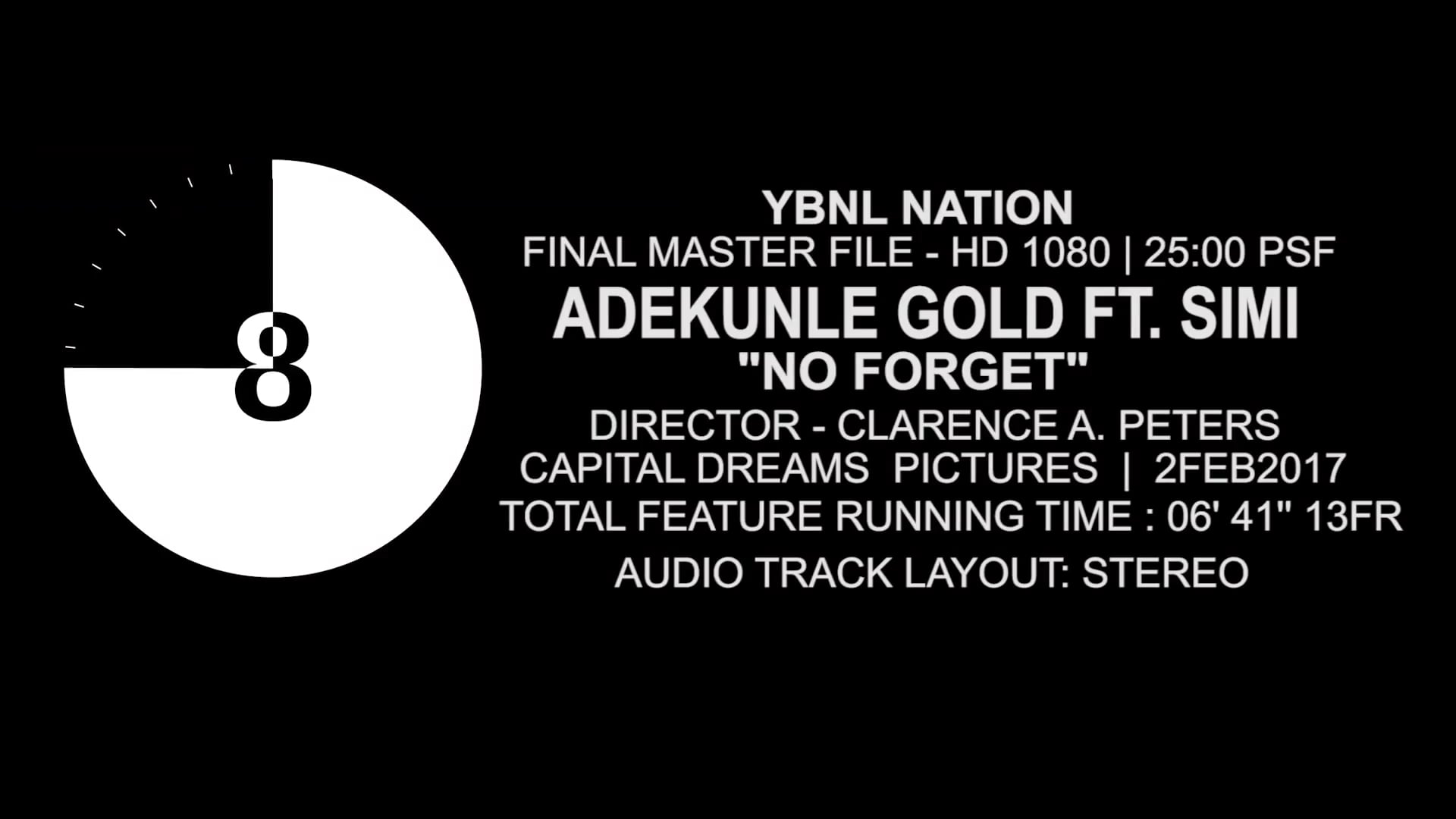 NO FORGET - ADEKUNLE GOLD Feat. SIMI