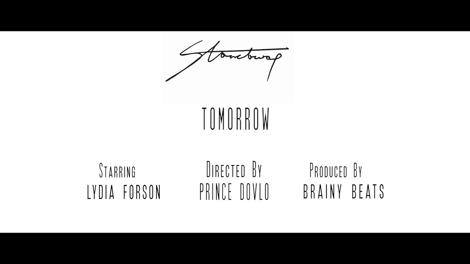 TOMORROW - STONEBWOY