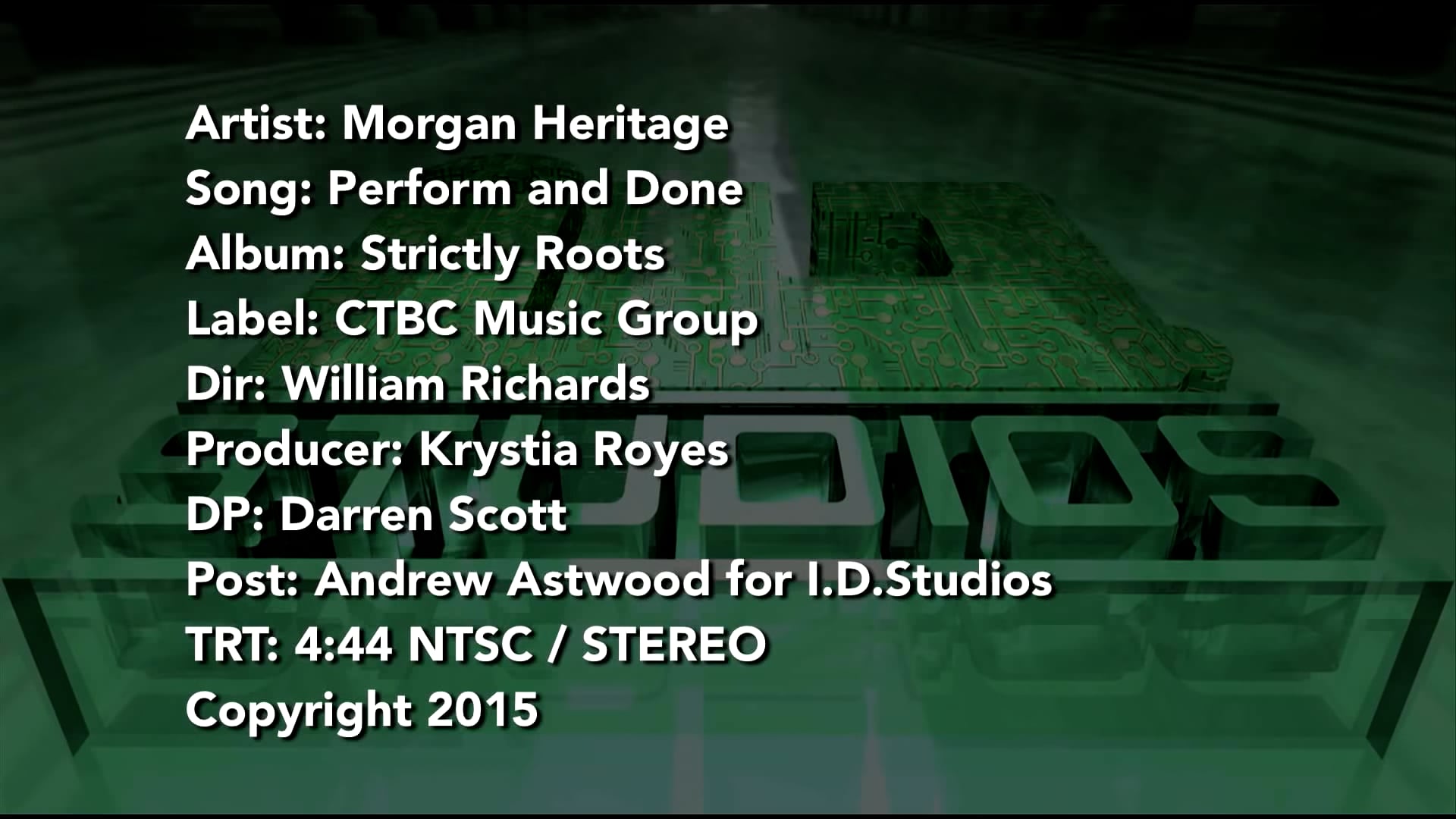 PERFORM AND DONE - MORGAN HERITAGE