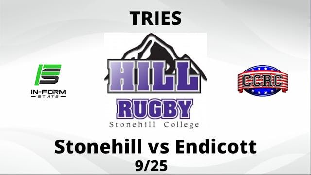 Stonehill vs Endicott (TRIES) - 9/25/...