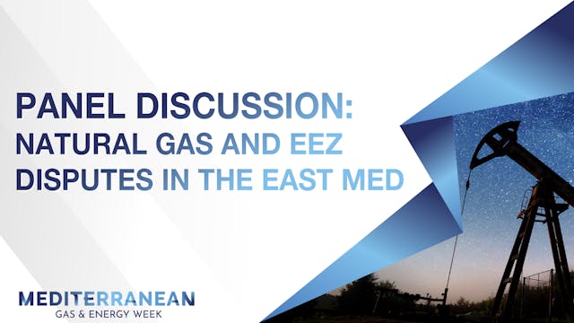 Panel Discussion: Natural gas and EEZ disputes in the East Med