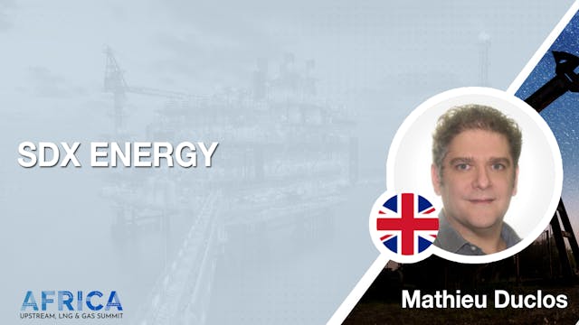 SDX Energy: Mathieu Duclos
