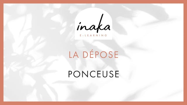 E.learning VSP : la dépose à la ponceuse