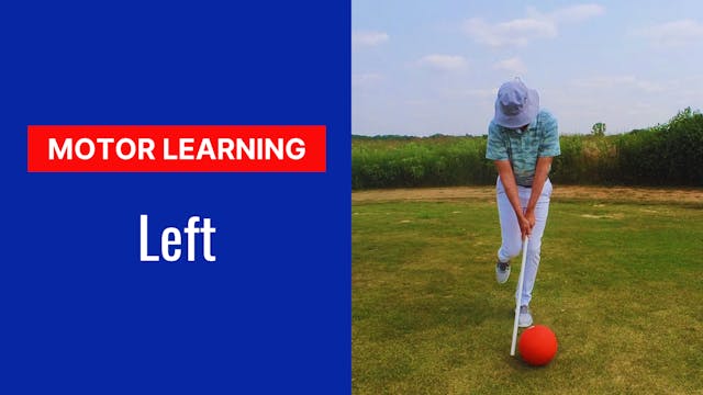 Timing: Left Drill