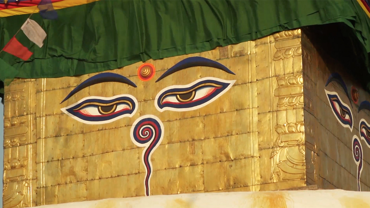 In the footsteps of Buddha