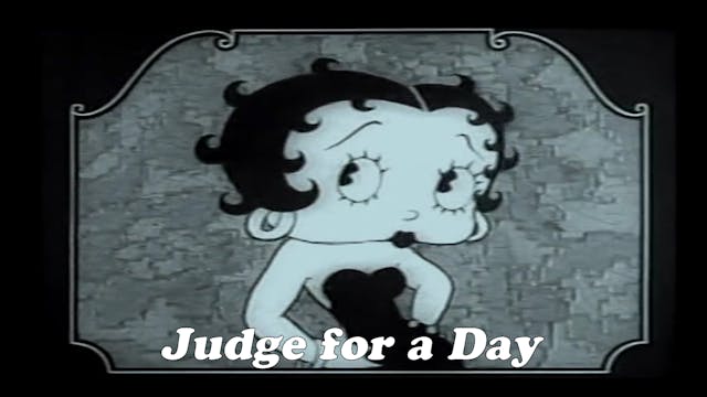 Betty Boop "Judge for a Day"