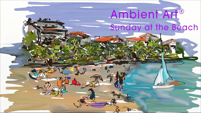 AmbientArt® Sunday at the Beach