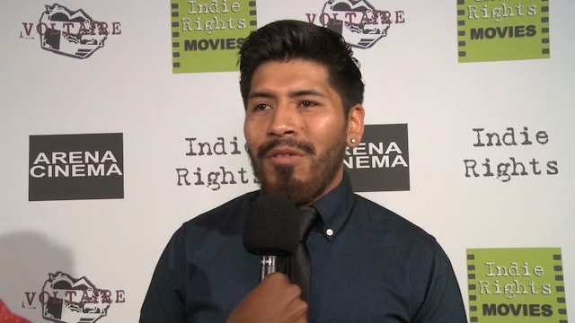 Co-Producer Luis Vargas at the Radicalized Premiere.