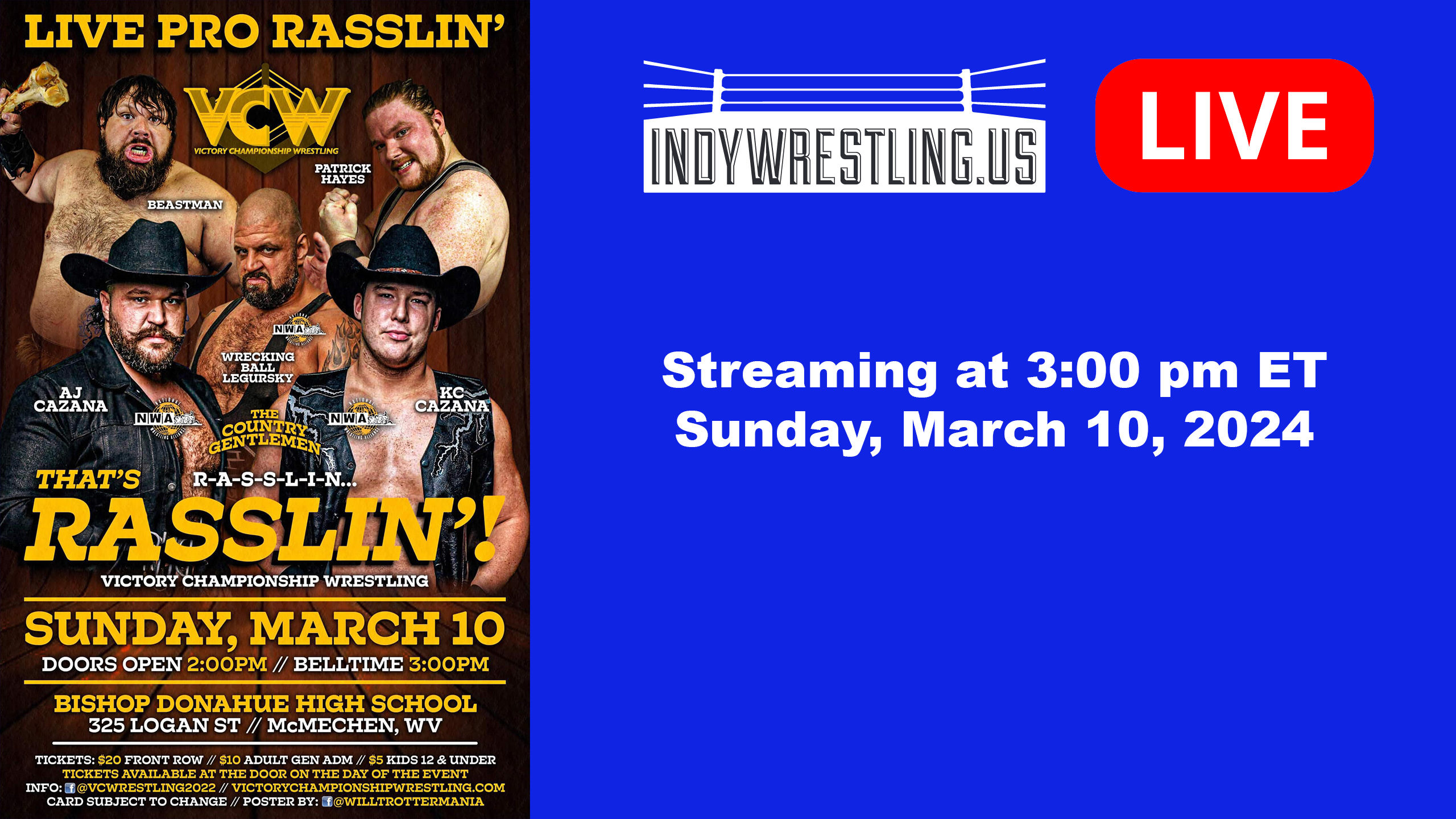 VCW R-A-S-S-L-I-N That's Rasslin 2024