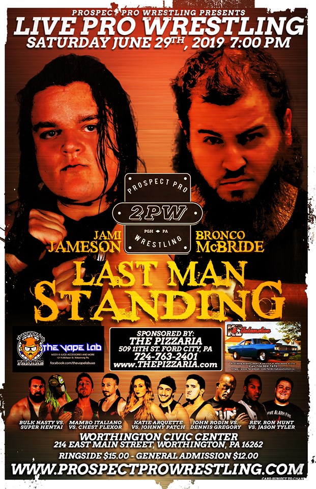 Prospect Pro Wrestling - June 29, 2019