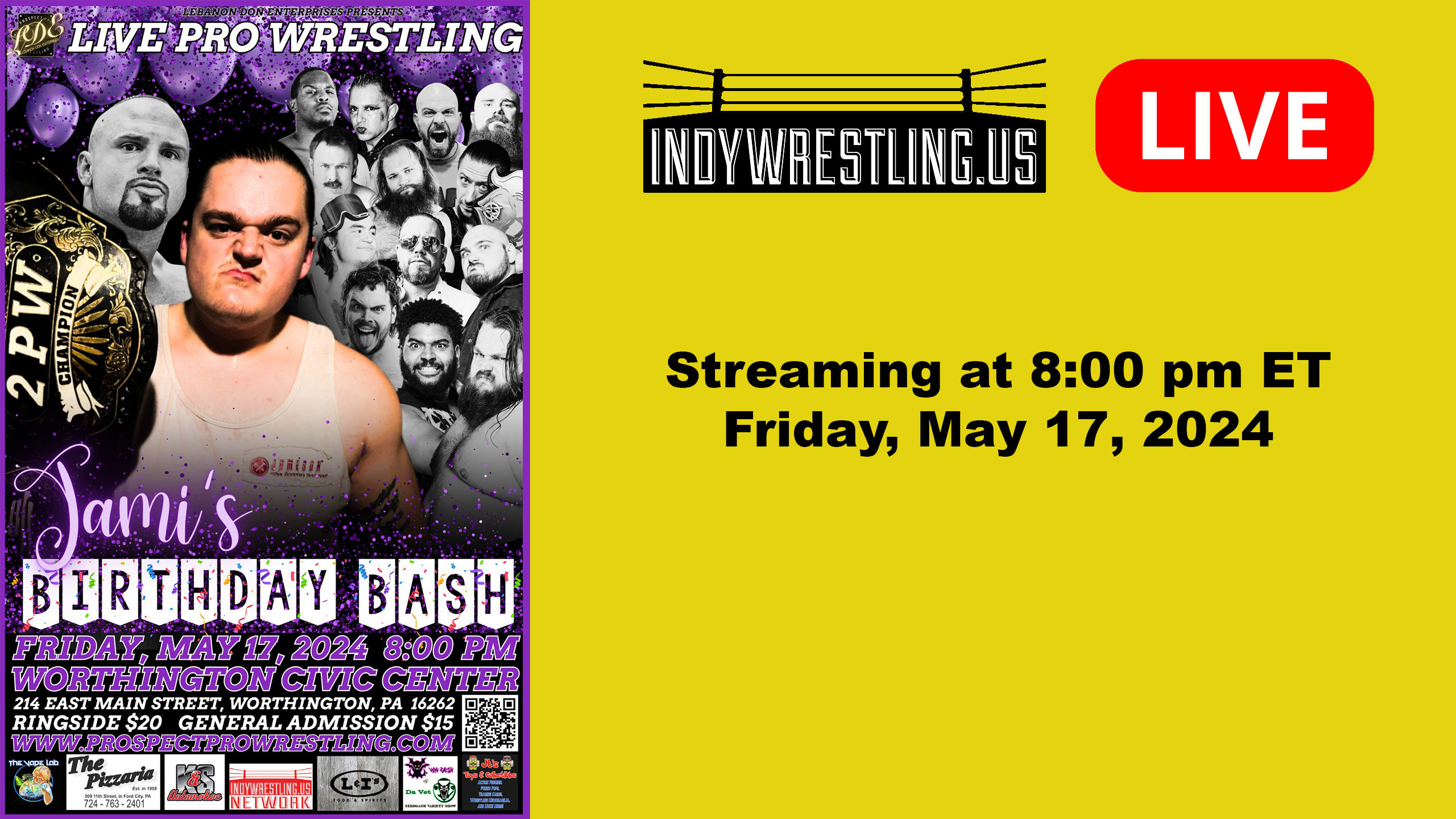 2PW Jami's Birthday Bash #JBB - 05/18...