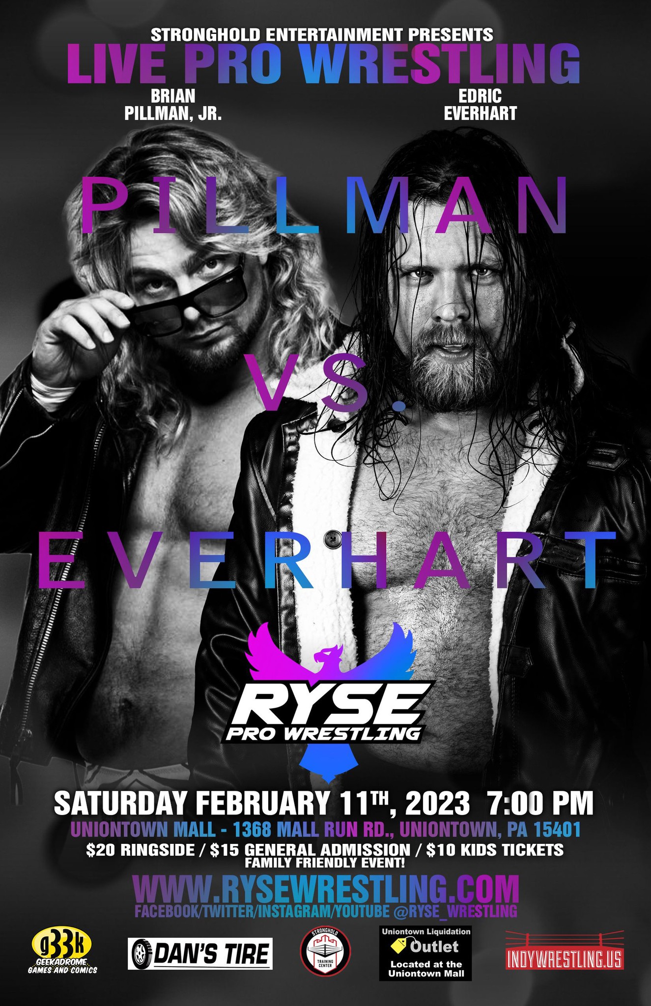 Ryse Wrestling February 11, 2023