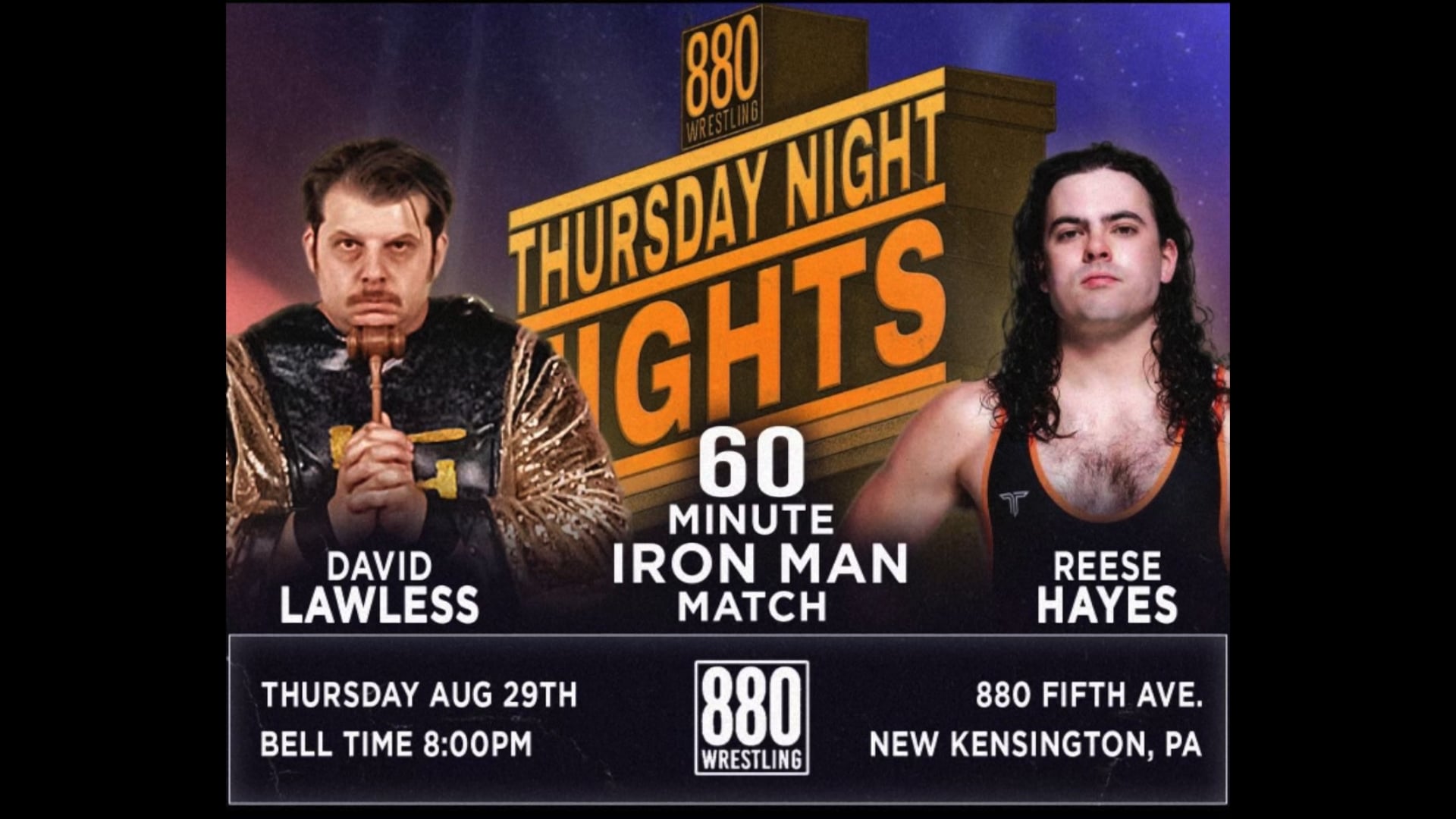 One Year Later: David Lawless vs Reese Hayes: 60-Minute Iron Man Match Special
