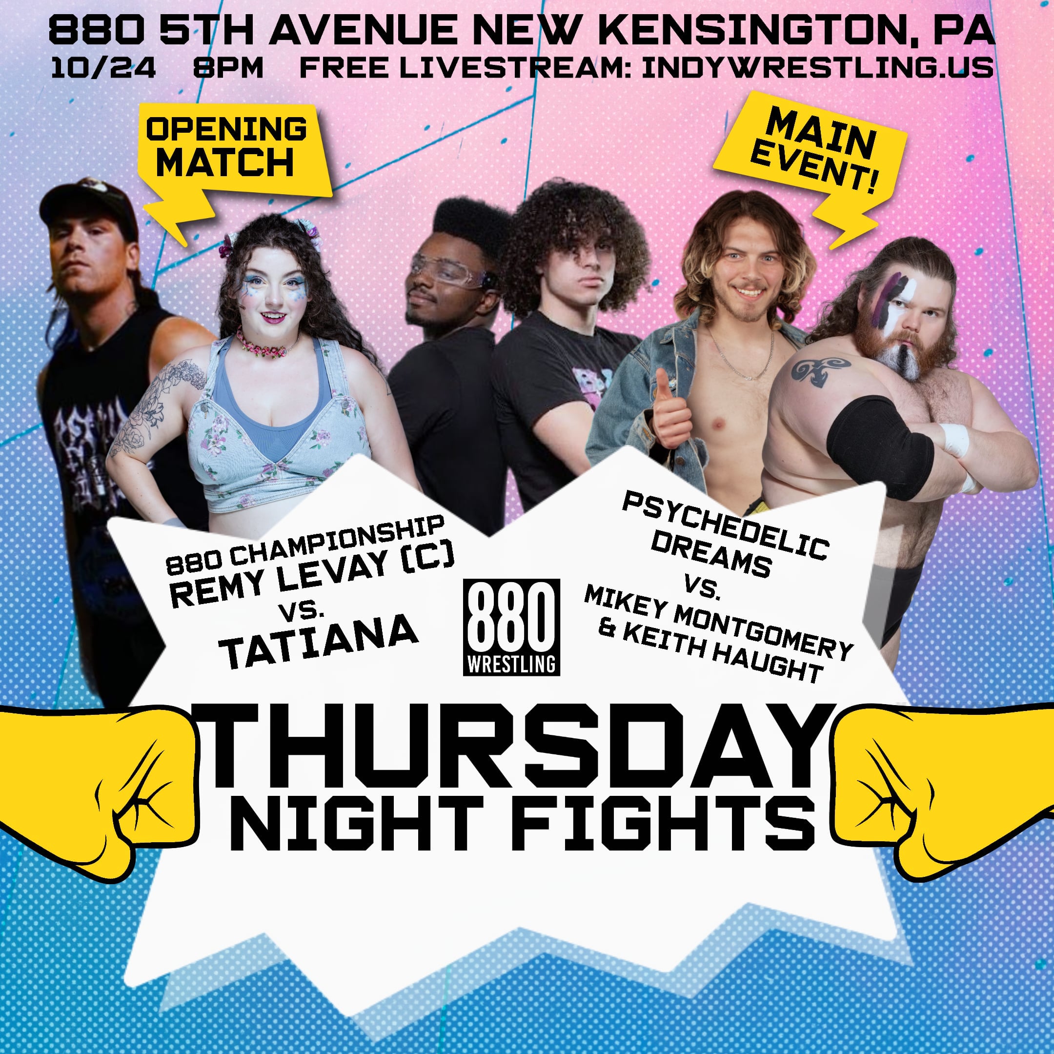 T2T Academy Pittsburgh #ThursdayNightFights - 880 Wrestling