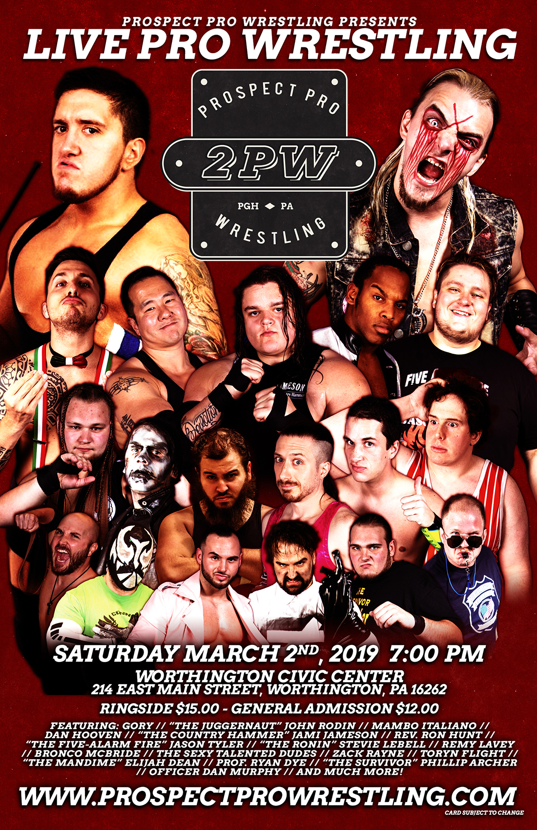 Prospect Pro Wrestling - March 2, 2018