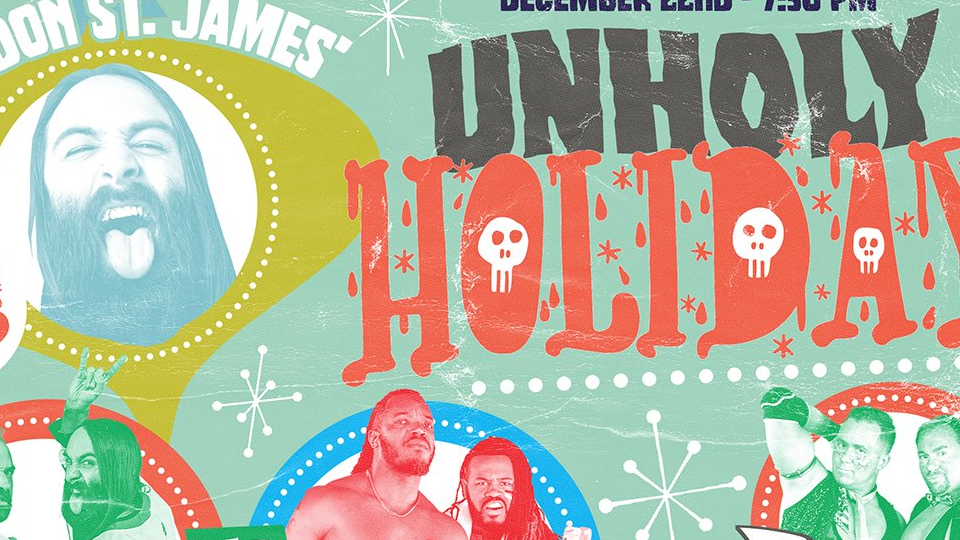 Brandon St James Unholy Holiday - 880 Wrestling #880UnholyHoliday