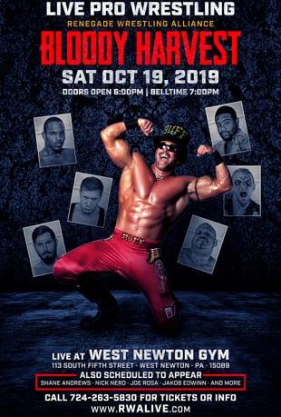 RWA Bloody Harvest 2019