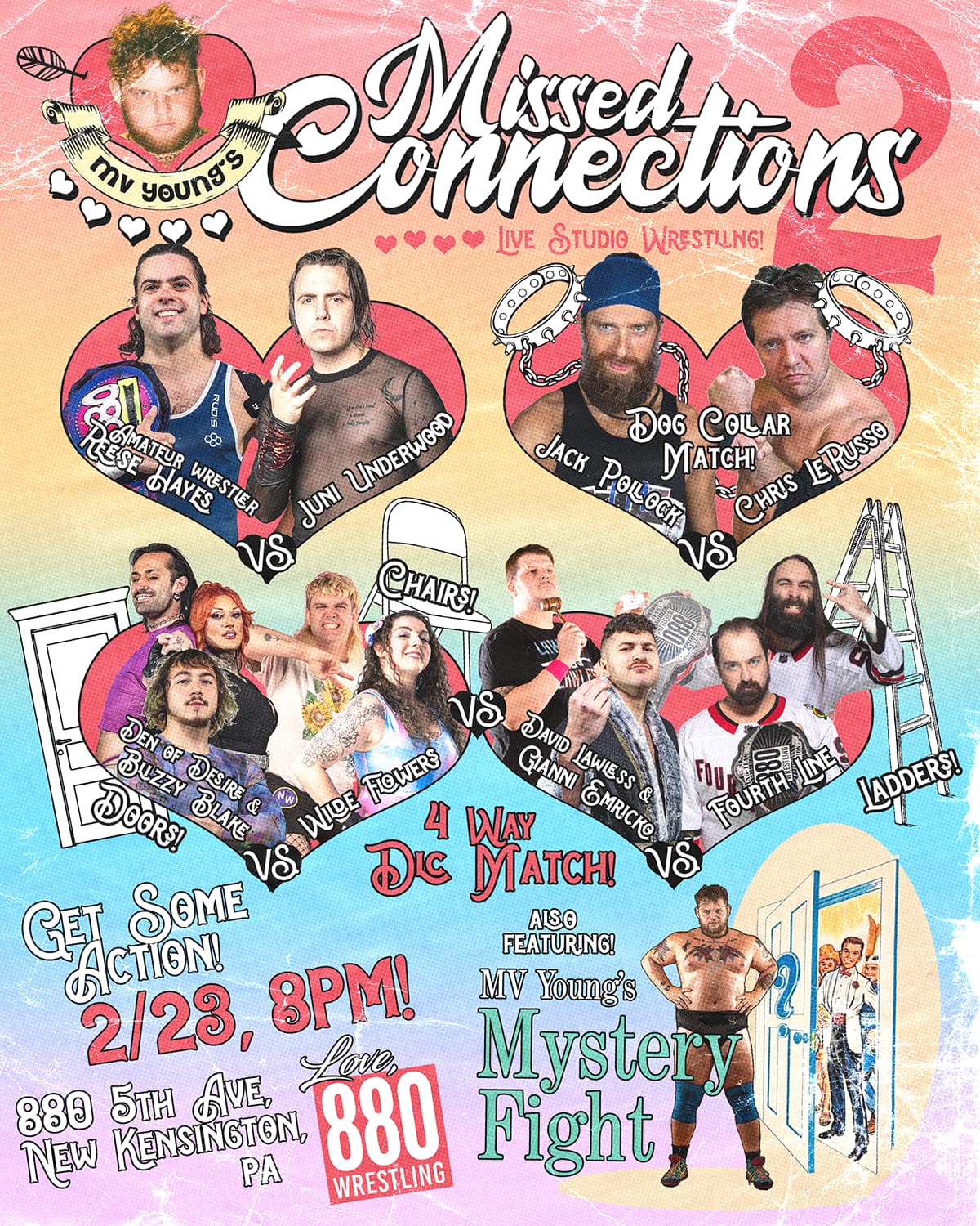 880 Wrestling "Missed Connections 2" - 02/23/2024