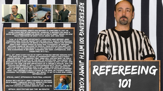 Refereeing 101 w/ Jimmy Korderas