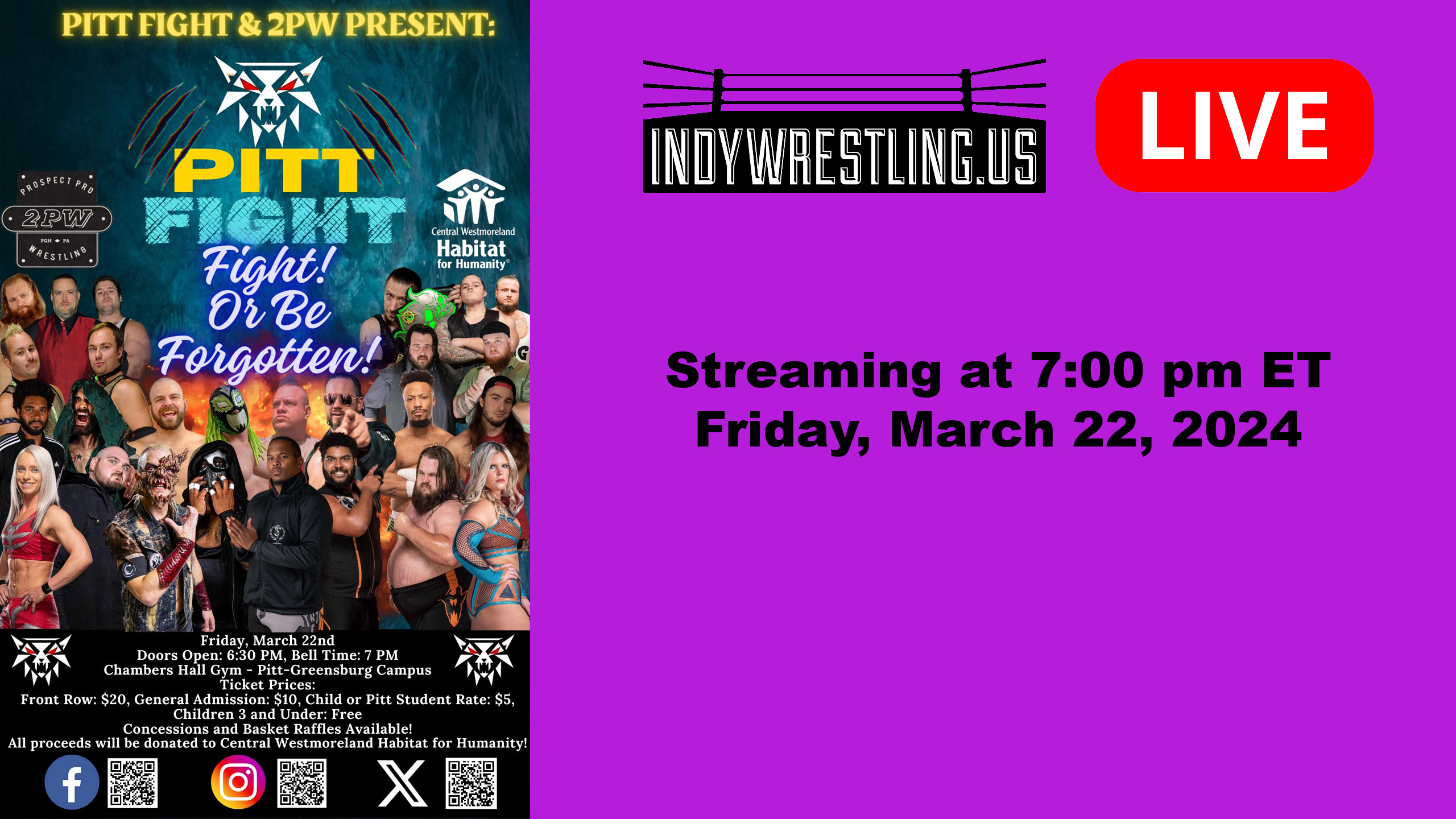 Pitt Fight Fight or Be Forgotten #FightOrBeForgotten 