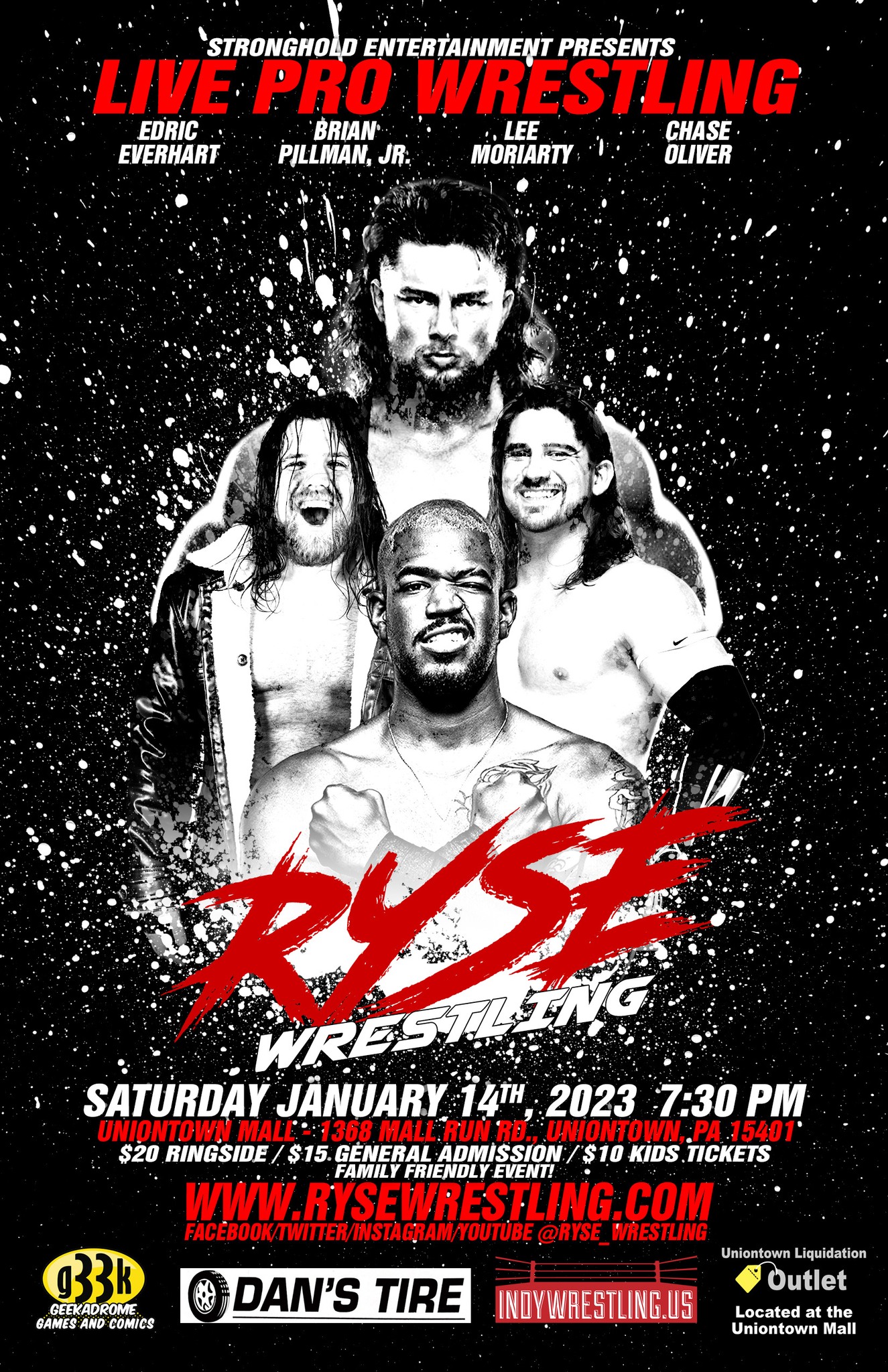 Ryse Wrestling January 14, 2023