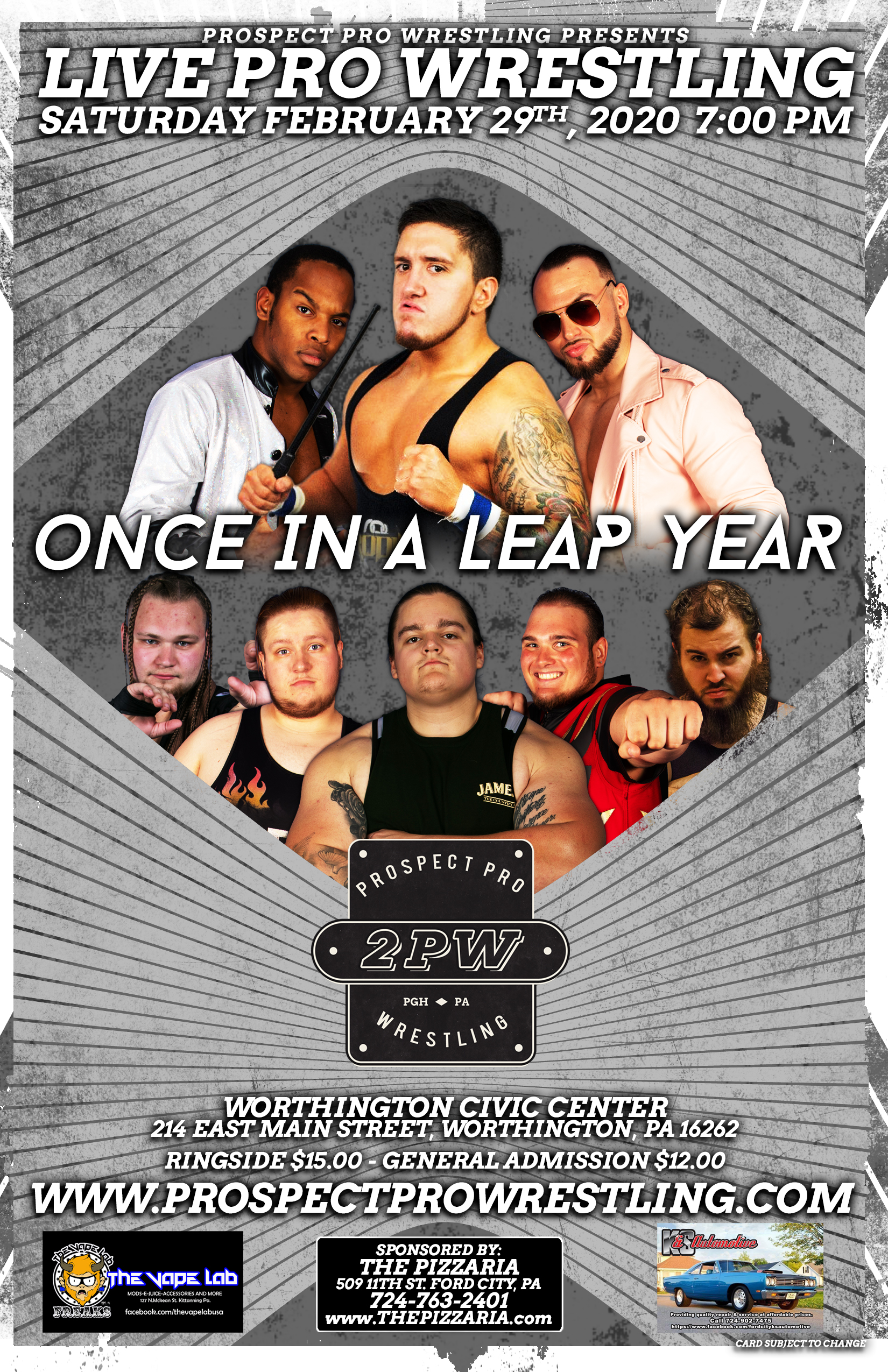 Prospect Pro Wrestling February 29, 2020 - Once in a Leap Year