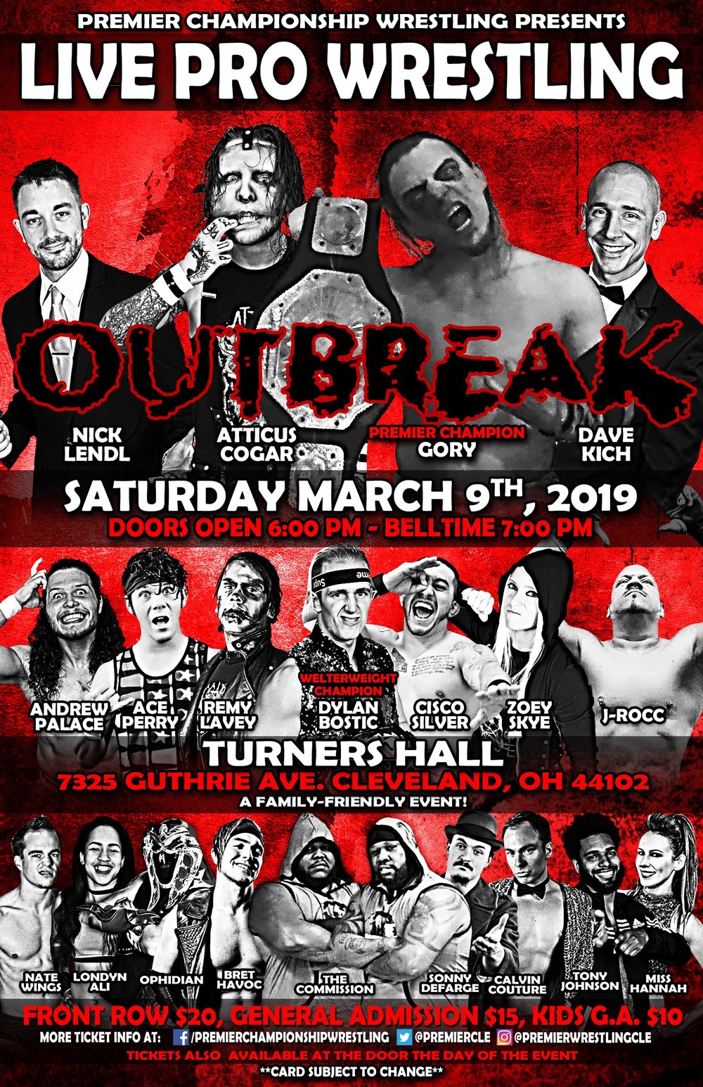 Premier Outbreak 2019