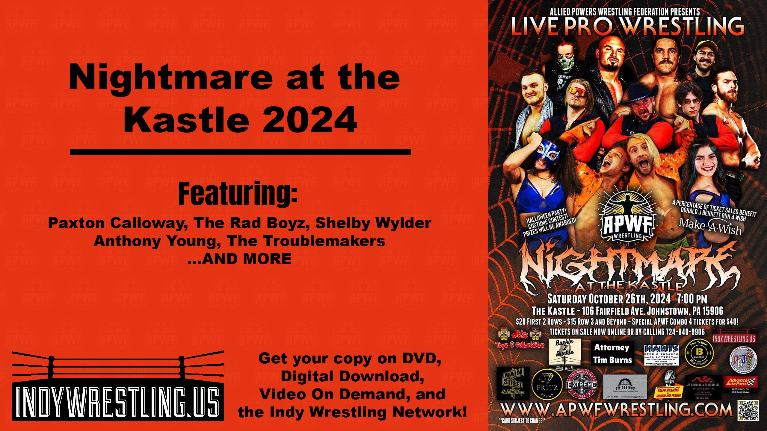 APWF Nightmare at the Kastle 2024