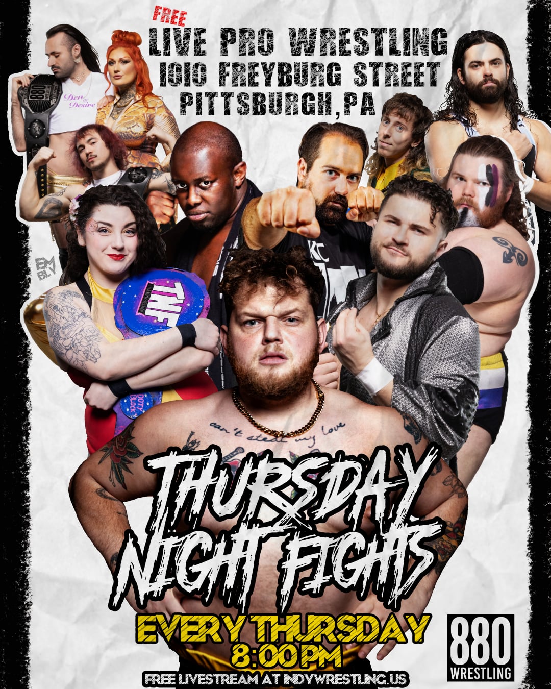 T2T Academy Pittsburgh #ThursdayNightFights - 880 Wrestling - 01/16/2025