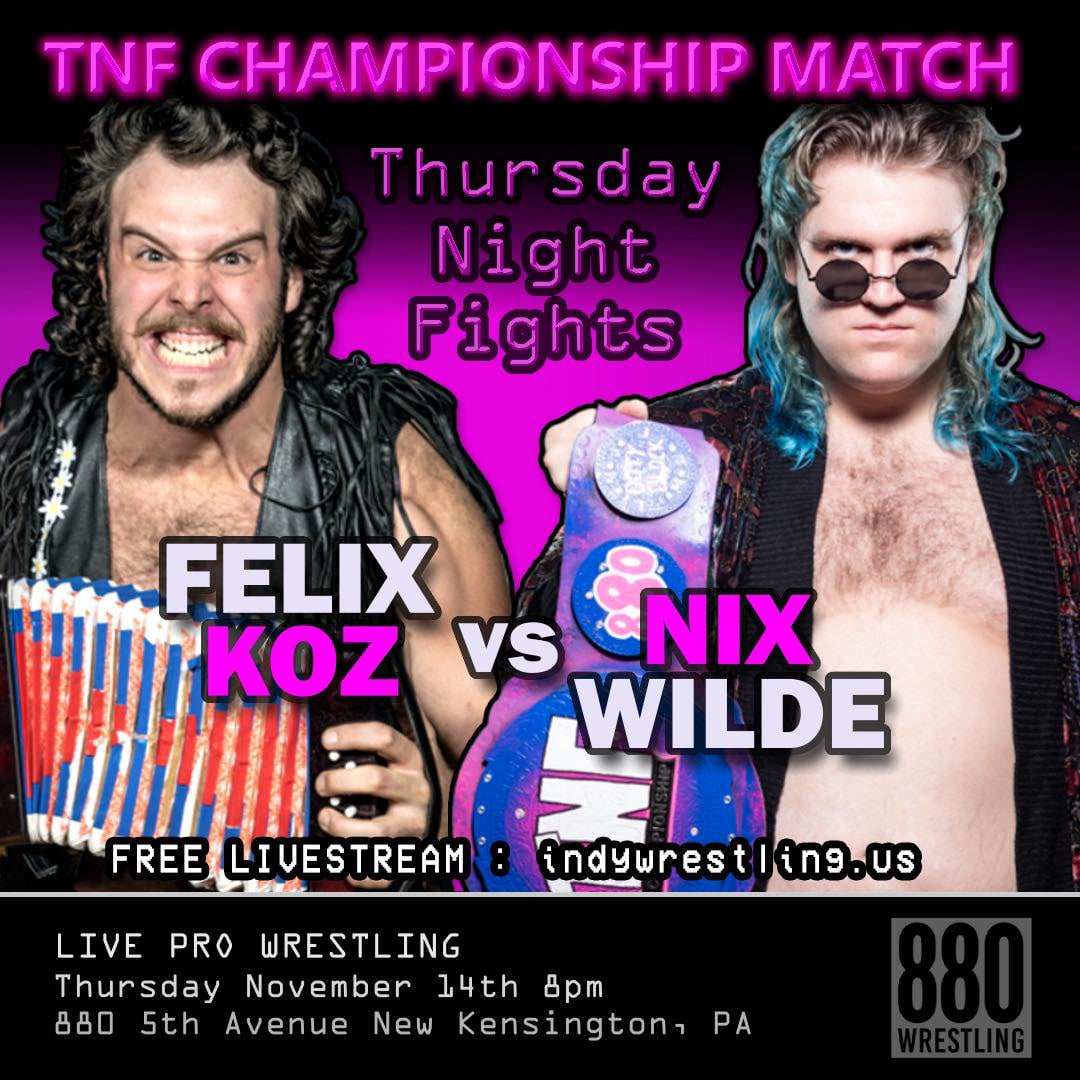 T2T Academy Pittsburgh #ThursdayNightFights - 880 Wrestling